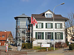 Das Gemeindehaus von Wettswil a.A.
