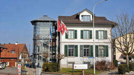 Das Gemeindehaus von Wettswil a.A.